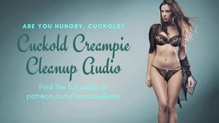 Cuckold, Creampie-Aufräum-Audio