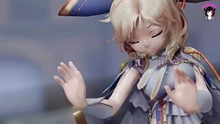 Napoon - Süßes Mädchen, sexy Tanz (3D-Hentai)
