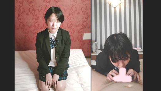 Echte Jungfräulichkeit verloren - 18-jähriges japanisches College-Mädchen vollgespritzt - POV
