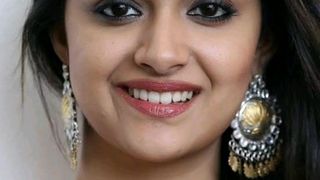 Telugu, tamilische Heldin Keerthi Suresh, Sperma-Tribut