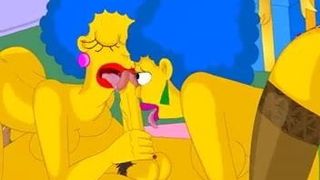 Homer fickt Patty und Selma