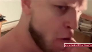 Fucking and sucking from a brutal amateur Russian bodybuilde