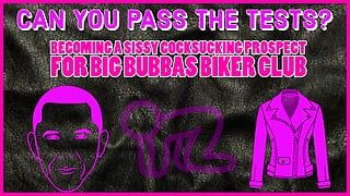 Werden Sie ein Sissy-schwanzlutsch-Aussicht für Big Bubbas Biker club Die Tests machen