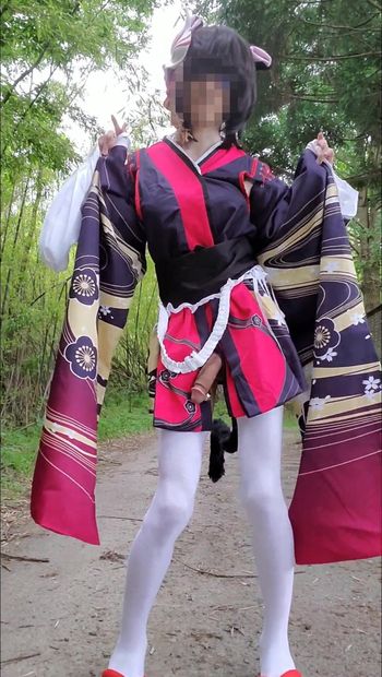 Yamashiro japanisches cosplay öffentlich