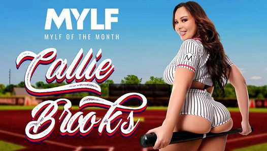 MYLF Of the Month - Callie Brooks zapewnia zakradanie podglądu jej życia seksualnego i jeździ szczęśliwym kutasem