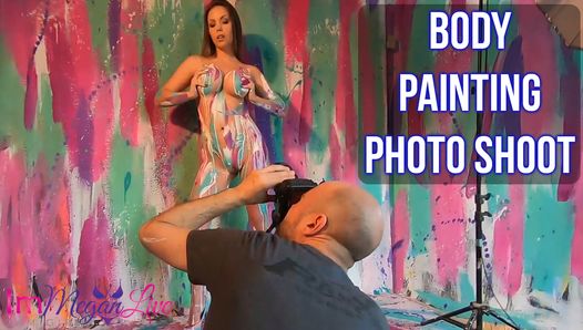 Megans Body-Painting-Fotoshooting - ImmeganLive