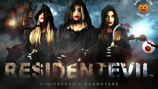 Orgie met vampier Dimitrescu dochters in resident evil xxx
