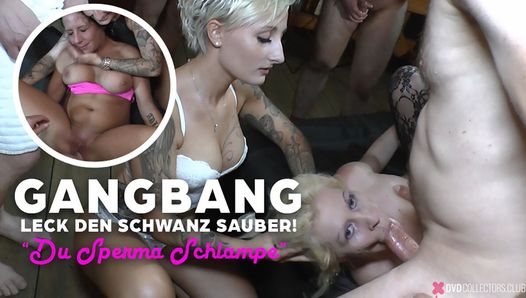 German GangBang Party - Leck den Schwanz sauber