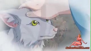 Schöne schöne Anime-Jungfrau wird hart gefickt