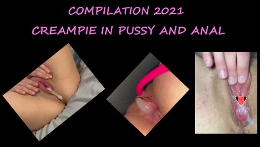 Anal- und Vaginal-Creampie-Zusammenstellung 2021