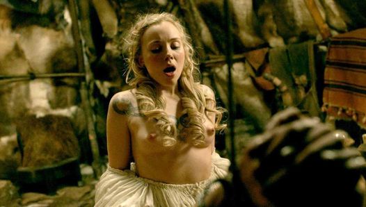 Dagny Backer desnuda escena de sexo vikingos en scandalplanet.com