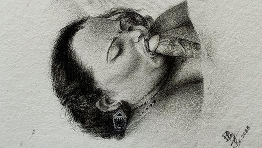 デヴァー・ロフィASMRにフェラをするセクシーなデジインド熟女バビのエロティックなアート