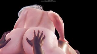 3D CG Animation 3D-Sex, große Titten