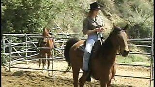 Ranch hand fucking the cute babe