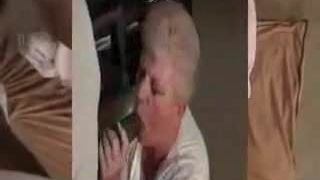 BBW-Oma schlampiger Blowjob