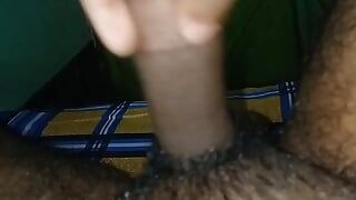 Bangladeshi Teen Boy Black Dick Hand job alone Home