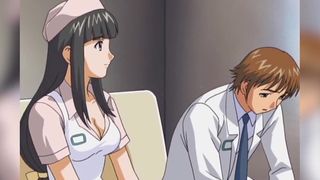 Ładna pielęgniarka sempai ma skłonności do nimfomanki - anime bez cenzury