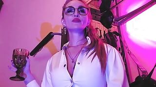 Domina-herrin eva latex-domina, fetisch, MILf, brille, heiße sexy göttin BDSM kink