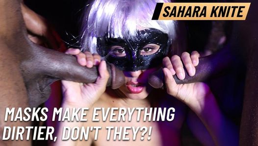 SAHARA KNITE - La dominatrice Sahara si eccita davvero mentre viene dominata