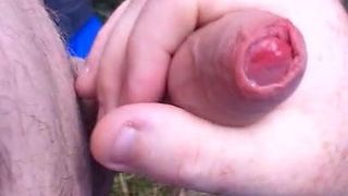 Guy wanks my cock and swallows my cum