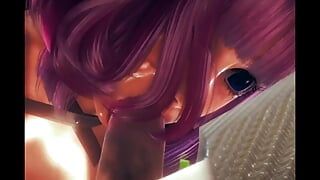 Kokoro zimmermädchen und ihre schönen titten - Animation