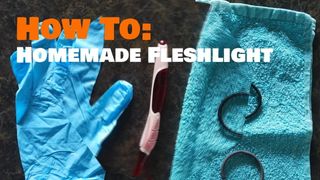 Eigengemaakte instructie fleshlight discrete masturbatie