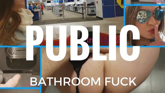 Follada en baño público - immeganlive