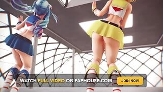 Mmd r-18 anime mädchen sexy tanzclip 265