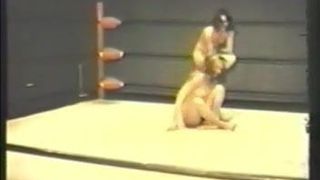 Retro, nacktes Wrestling, 2