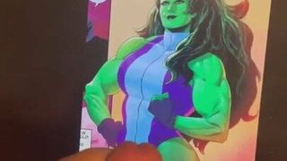 Sie Hulk Sperma-Tribut