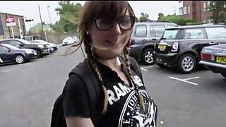 British slut Samantha gets fucked by a pensioner