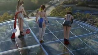 Tifa, Kasumi & Mai Dancing Topless