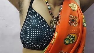 Sangeeta versucht zum ersten Mal BDSM mit Raju mit heißem Telugu-Audio