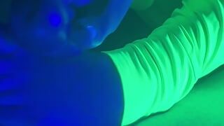 Footjob titjob cum pov