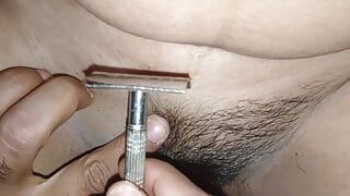 Shaving live Desi bhabhi hot