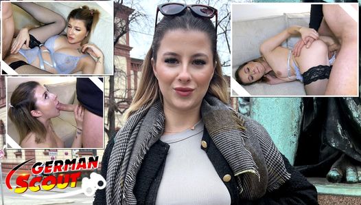 TYSK SCOUT - tysk gamer girl Mia Minou pickup för casting fuck i München