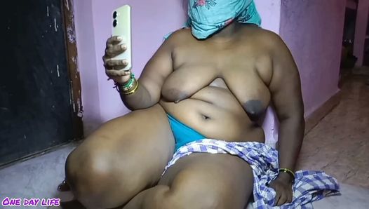 Tamil girl talks obscenities through video call and fucks