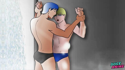 Meine heterosexuelle Freundin hat mir ein bisschen Hilfe in der Dusche gegeben - meine Freundin, die Episode 02 - yaoi bl, schwuler Hentai-Anime