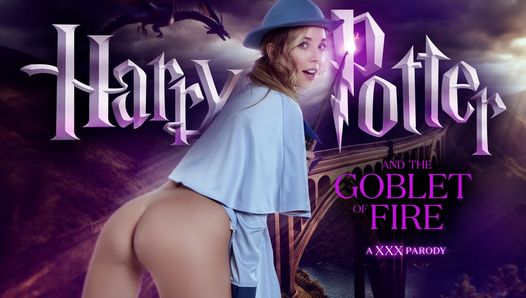 Vrcosplayx Millie Morgan als tengere Fleur Delacour haar kutje opwarming nodig heeft in Harry Potter xxx