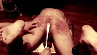 Anal Caning with Serving Spoon