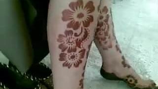 Henna feet