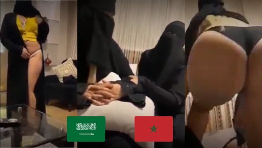 Marokkanische arabische Ehefrau macht Ehemann mit heißer Freundin zum Cuckold