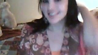 Indische Dame vor der Webcam 2