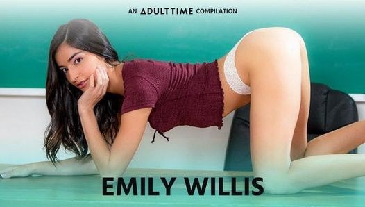 Erwachsenenzeit - Emily Willis Zusammenstellung, Creampie & harter Sex