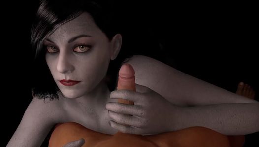 Alcina dimitrescu gibt einen Handjob in POV: Resident Evil Village 3D-Porno-Parodie
