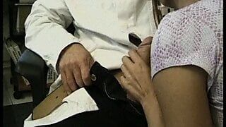 Hot milf goes to the doctor and can't resist giving the pussy to the doctor to fuck