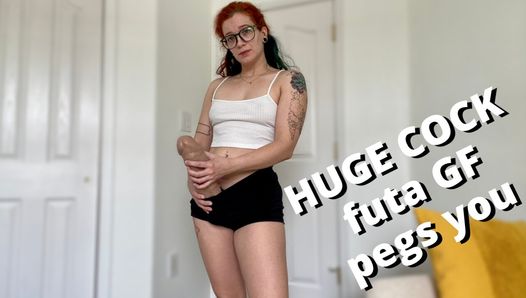 Massiver Schwanz, Futa-Freundin peggt dich und macht dich zu ihrer Schlampe - vollständiges Video auf veggiebabyy manyvids