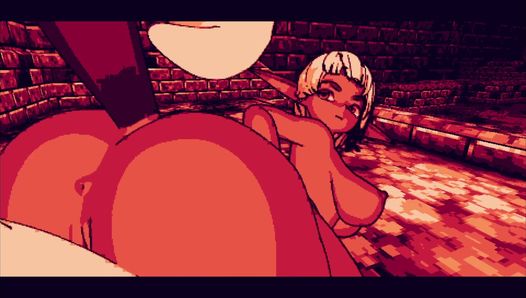 Mazmorra de instantáneas - juego hentai - sexo de conejita - prueba de animación