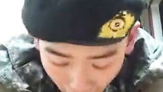 Show de webcam de soldado coreano