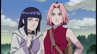 Das Gesicht von Hinata und Sakura